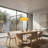 Orange Single-Head Glass Pendant (Included Bulb)