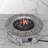 9" H X 28" W Fiber Reinforced Concrete Outdoor Fire Pit-662707580