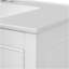 Ensemble de meuble-lavabo moderne gris avec lavabo en céramique 36 po x 18,3 po x 34,1 po, 4 tiroirs et 1 porte, rangement polyvalent, tablette réglable,-1380773438