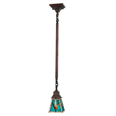 1 - Light Mahogany Bronze Single Pendant