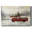 «Red Barn Winter», toile tendue avec châssis-968701445