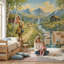 Papier peint mural paysage de montagne, cascade, rivière et ruisseau-1604183356-1604183353