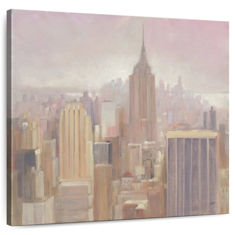 Manhattan In The Mist II, 24" H x 24" W