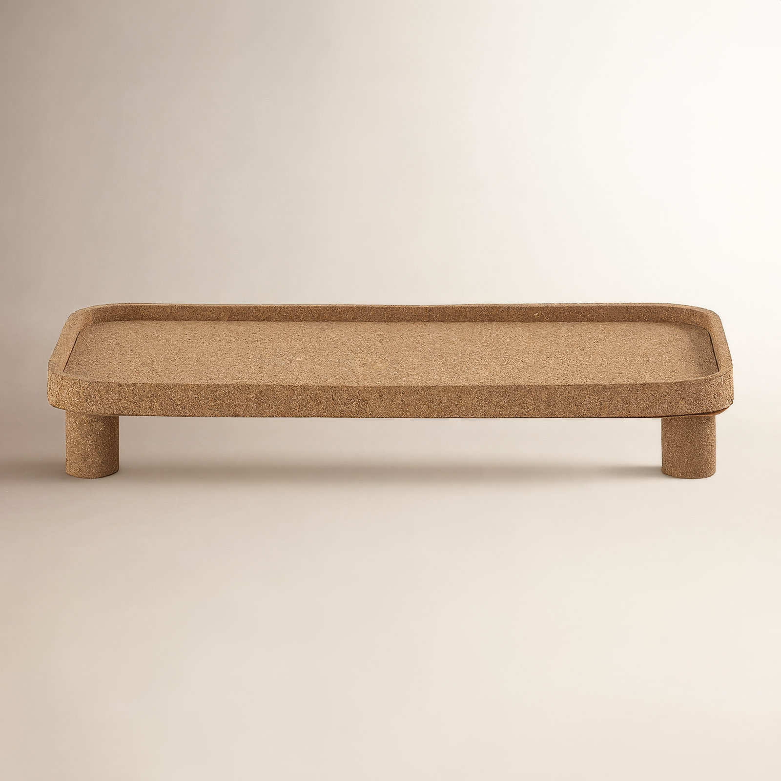 Rectangle Cork Platter Large, 7.5"Wx15.25"Dx2.25"H