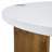 Minimalist Circular MDF Material Coffee Table with Unique Embedded Design and Three - Leg Support for Stable and Practical Home Use