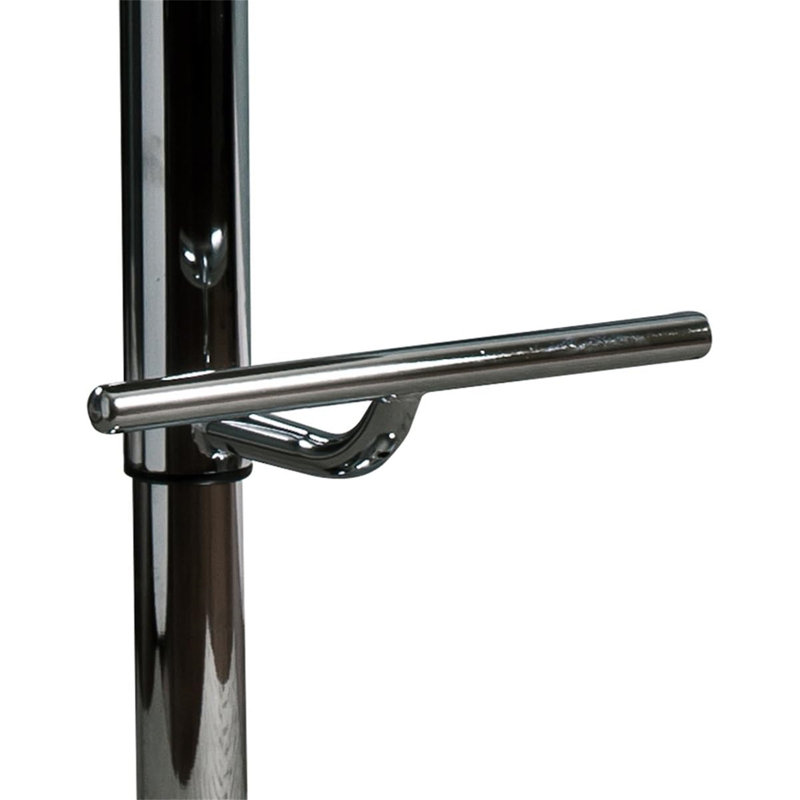 Tabouret de bar rotatif à hauteur réglable avec siège et dossier courbés Modern