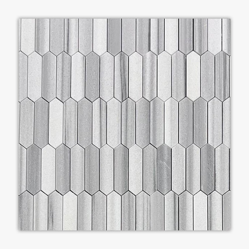 11" x 13" Picket Marble Novelty Mosaic Tile