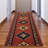 Custom Size Runner Rug 31 Inch Wide Choose Your Length Southwestern Kilim Design Burnt Orange Color-1485309202