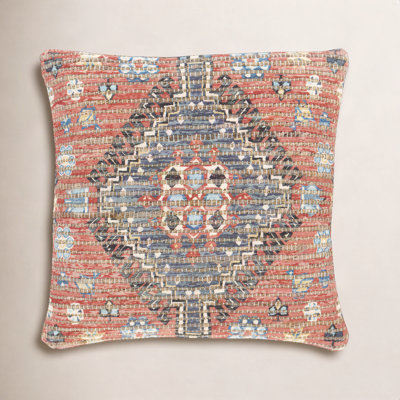 Vince Geometric Jute Blend Throw Pillow