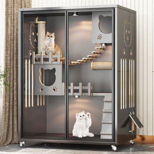 Wooden Large Indoor Cat Cage