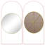 Miroir mural rond en métal-1068402474