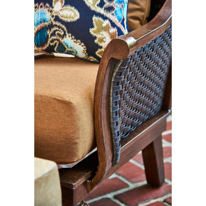 Somerby Outdoor Lounge Chair, Canvas Teak