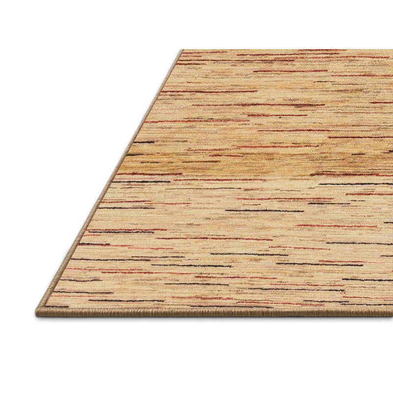 Tapis multicolore à motif abstrait Alicia-Mae, Rectangle 5 pi x 7 pi