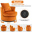 Fauteuil demi-tonneau pivotant