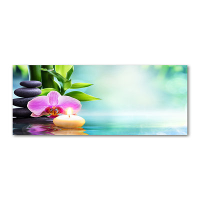 Orchid bamboo 1 Piece Wrapped Canvas Wall Art