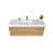 Mitul 58.75 " W Wall Mounted Single Vanity Bathroom Vanity With Acrylic Top-357457694