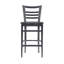 Ensemble de 2 tabourets de bar en bois massif Michalah-583738778