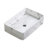 Topcraft 20X14 Inch Black Marble Pattern Rectangular Vessel Bathroom Ceramic Sink With Faucet