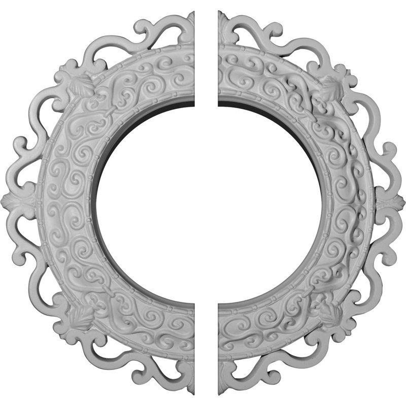Médaillon de plafond H 13,25 po x l 13,25 po x P 1,13 po Orrington