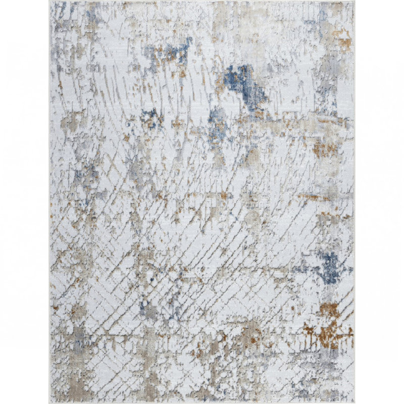 Tapis multicolore, Rectangle 5 pi 3 po x 7 pi
