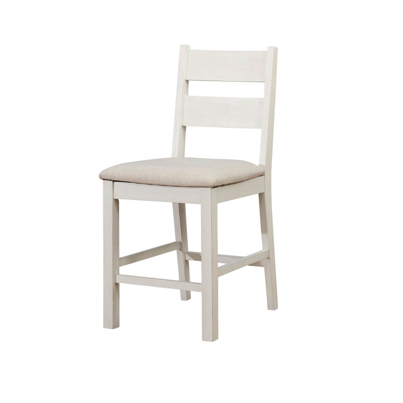 Ensemble de 2 tabourets de comptoir rembourrés Novalie