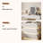 Makeup Vanity with Light mirror,5 drawers