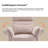 Beckette 41.75" Modern Swivel Glider Nursery Power Recliner with Adjustable Headrest-1145830074