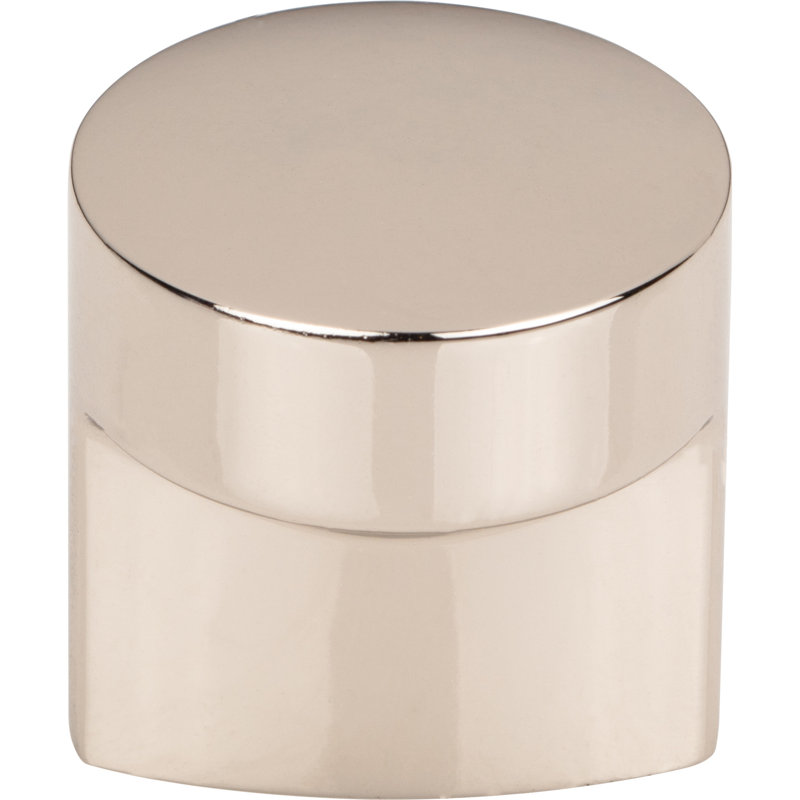 Hartridge 1 1/8" Length Cylindrical Knob, Polished Nickel