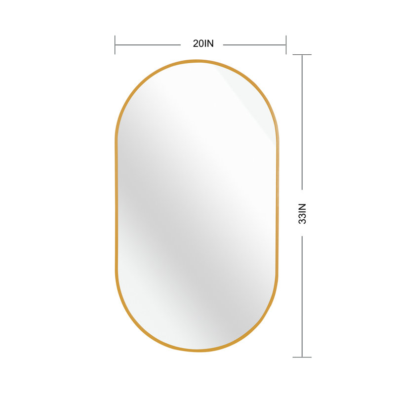 Veleer Mirror, Gold, 39" x 39"