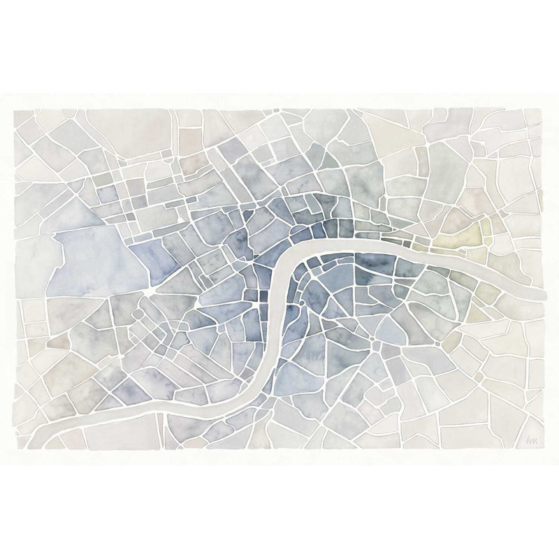 Watercolor Wanderlust London, H 20 po x l 30 po