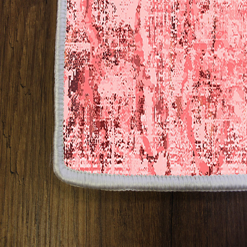 Stylish Hall Carpet 2.6 x 4.9 Feet, 100% Polyester with 8 mm Pile Height | Antibacterial, Non-Slip PVC Felt Dot Underside | Machine Washable, 3D Digital Printing | Perfect for Home Entryways & Living Spaces
