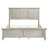 Hazelwood Distressed White Eastern King Panel Bed