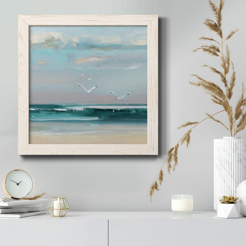 «Life Happens», art textuel sur toile, H 34,5 po x l 34,5 po x P 1 po, Cadre blanc