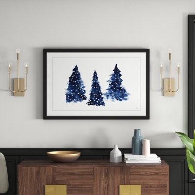 «Trois Arbres» - Impression sur papier encadrée
