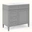 Meuble-lavabo simple 36 po avec plateau Debbrah-715949369