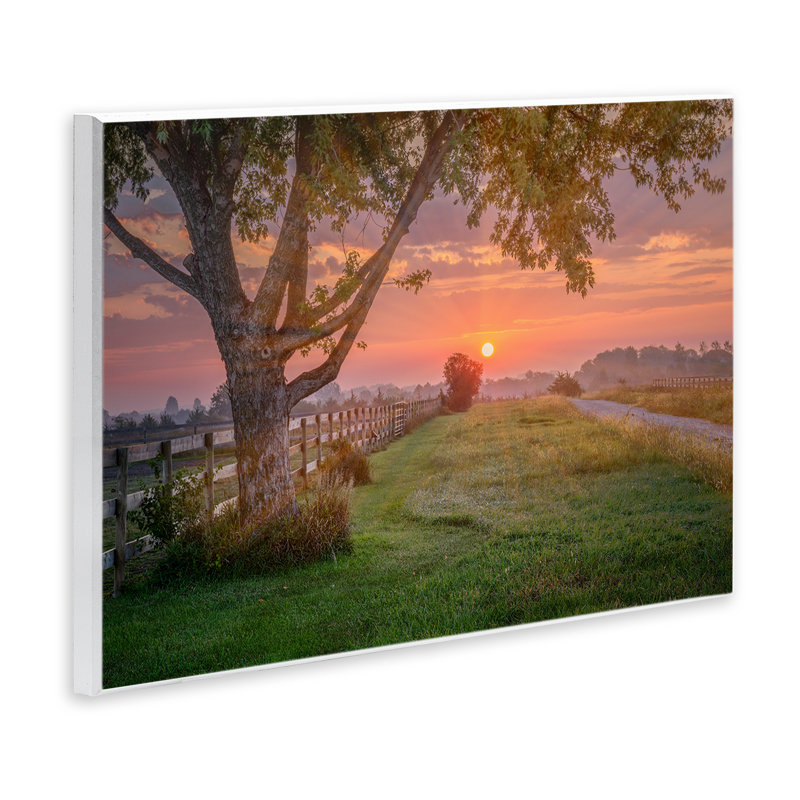 "Bold Sunrise in Countryside", art mural par Marty Hulsebos, H 10 po x l 15 po