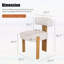 Chaise d'appoint rembourrée sans accoudoirs-131248047