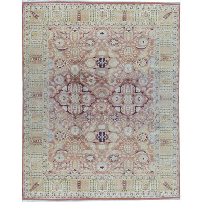 Tapis rouge noué à la main de haute qualité
