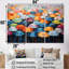 Ensemble de décorations murales Rainbow Umbrellas Collage I - Sky-107746221-107746218