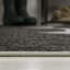 Tapis intérieur / extérieur noir / crème à motif géométrique moderne Oliver-983846433
