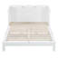 Grand lit escamotable avec grands tiroirs, blanc