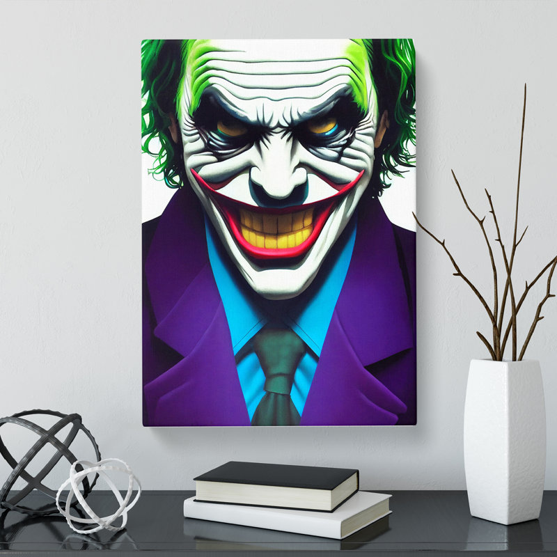 CAN-V0523-2495X The Joker Vol.2 - Wrapped Canvas Print, 60cm H x 40cm W x 3cm D