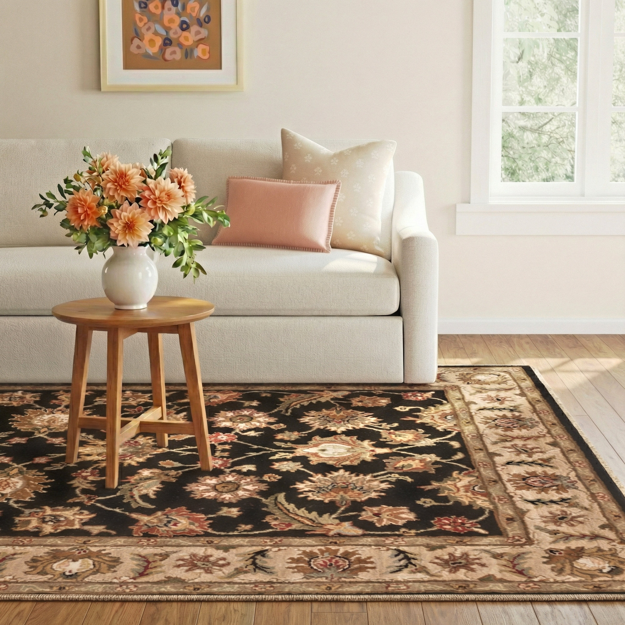 Lyndsay Handmade Wool Rug, Rectangle 8' x 10'