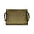 Fitz Tray With Handles, Brass - Sm