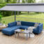 Table basse d'extérieur grise, table basse d'extérieur-1927950863