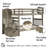 Ahmia Kids Twin Over Twin Bunk Bed-73213538