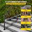 Rampe en fer noire pour garde-corps de jardin-61694619