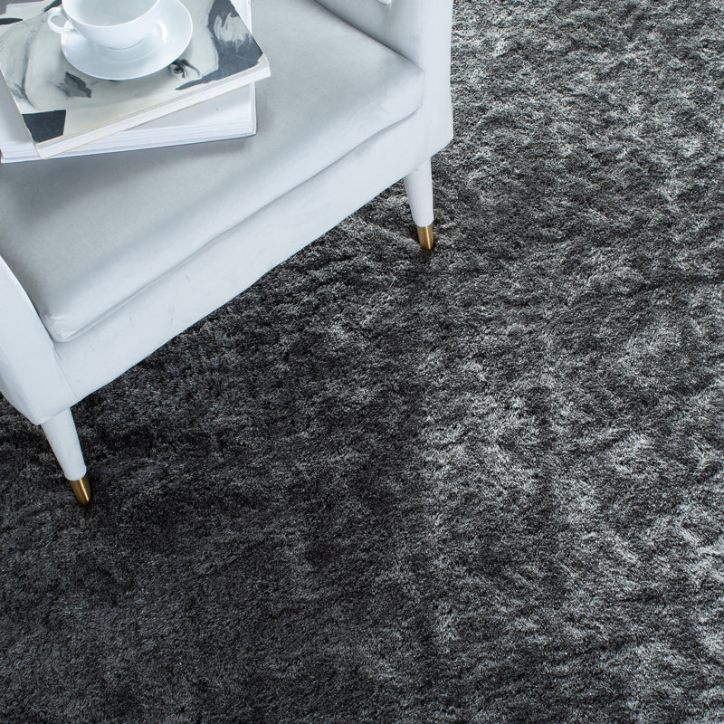 Annike Handmade Tufted Gray Area Rug, Runner 2'3" x 8'
