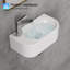 HOROW Basin 40mm L x 22mm W White Ceramic Rectangular Sink