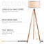 152cm Tripod Floor Lamp